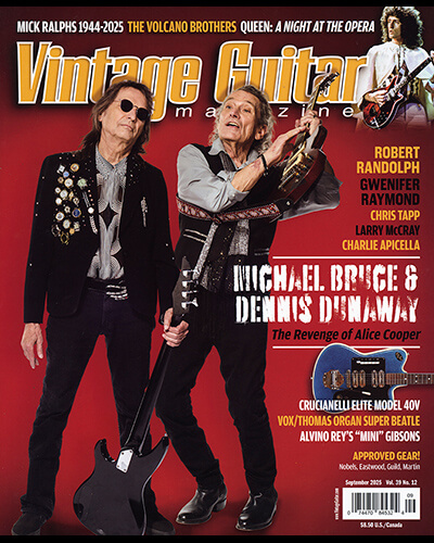 Vintage Guitar (USA) 2025 cover