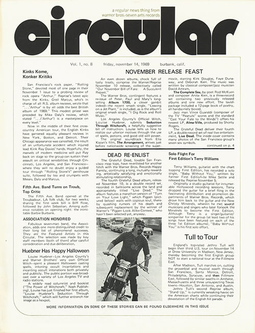 Vol. 1, Number 8 Cover