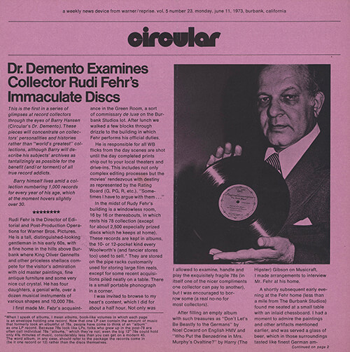 Vol. 5, Number 23 Cover